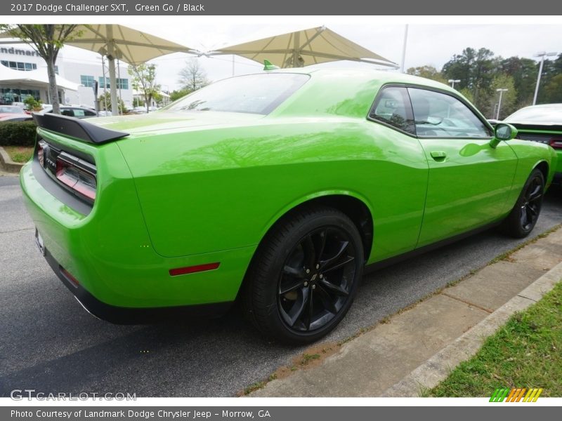 Green Go / Black 2017 Dodge Challenger SXT