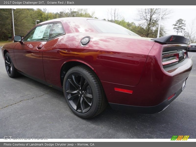 Octane Red / Black 2017 Dodge Challenger SXT