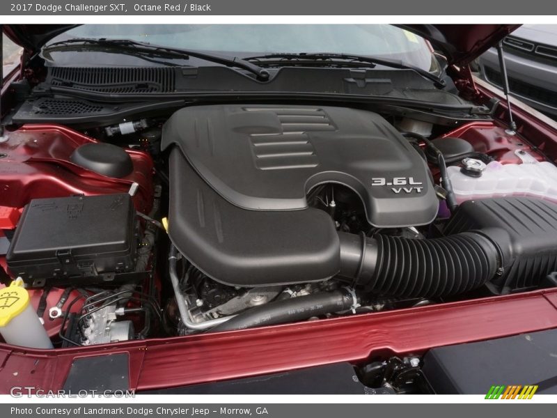 Octane Red / Black 2017 Dodge Challenger SXT