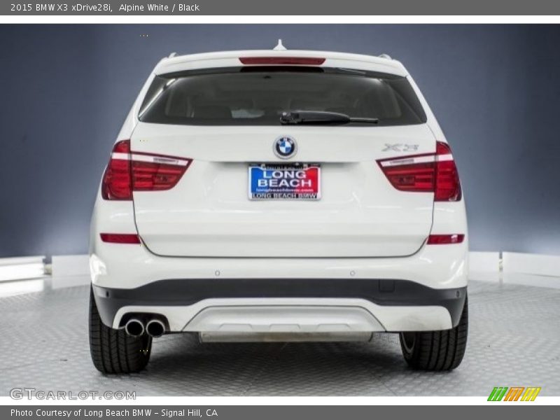 Alpine White / Black 2015 BMW X3 xDrive28i