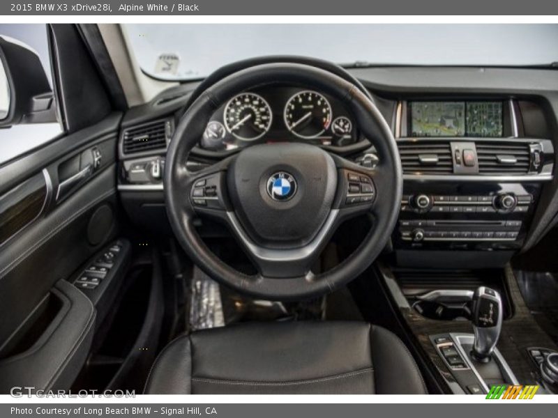 Alpine White / Black 2015 BMW X3 xDrive28i