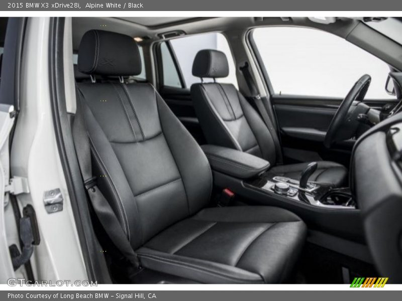 Alpine White / Black 2015 BMW X3 xDrive28i