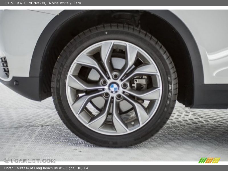 Alpine White / Black 2015 BMW X3 xDrive28i