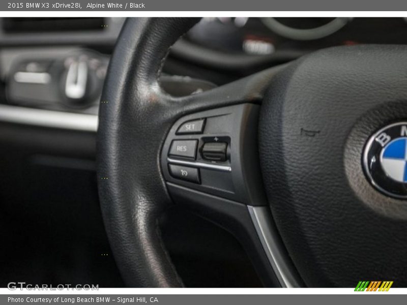Alpine White / Black 2015 BMW X3 xDrive28i