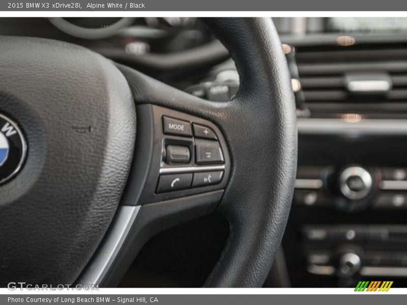 Alpine White / Black 2015 BMW X3 xDrive28i