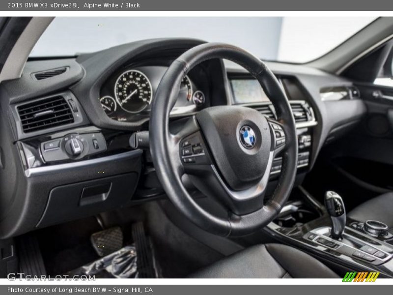 Alpine White / Black 2015 BMW X3 xDrive28i