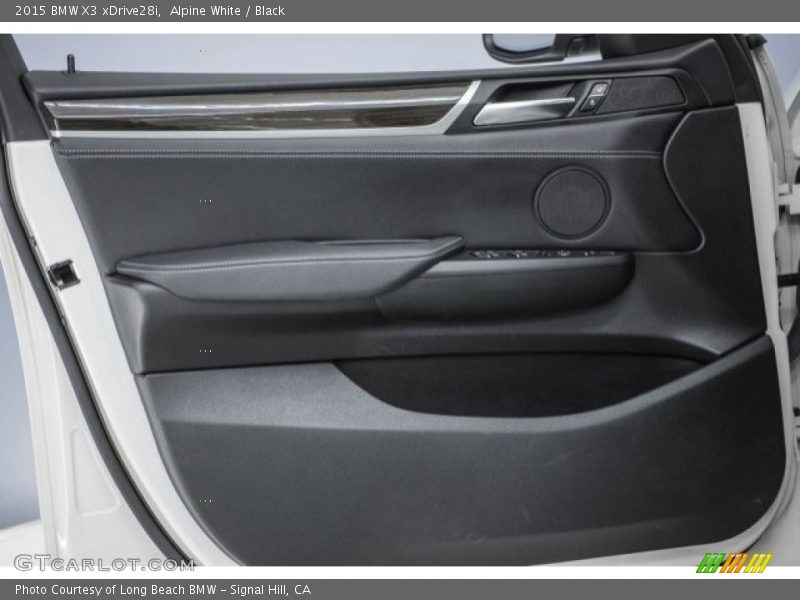 Alpine White / Black 2015 BMW X3 xDrive28i
