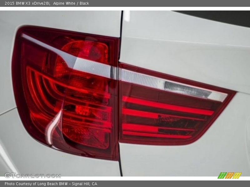 Alpine White / Black 2015 BMW X3 xDrive28i