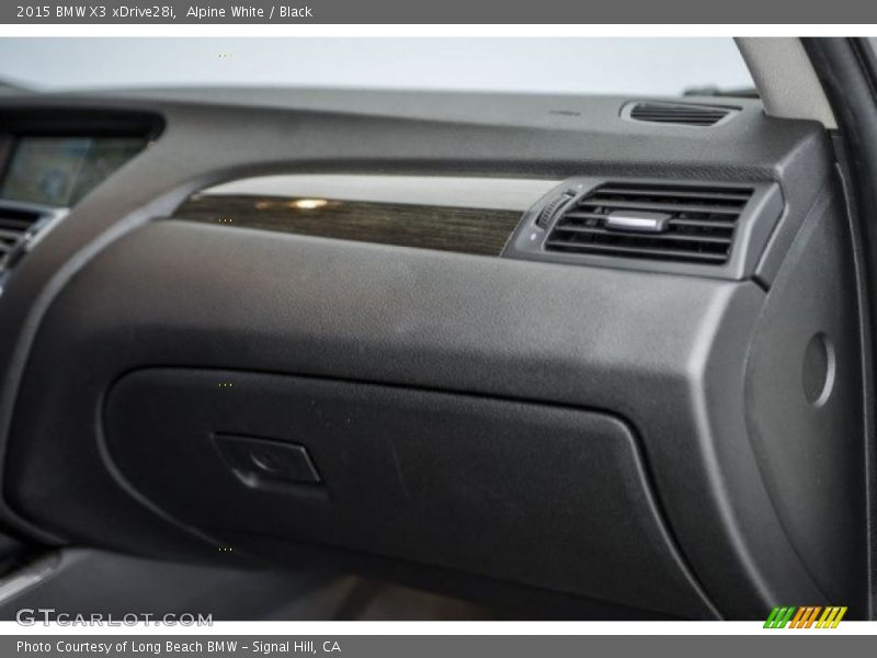 Alpine White / Black 2015 BMW X3 xDrive28i