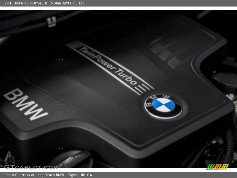 Alpine White / Black 2015 BMW X3 xDrive28i