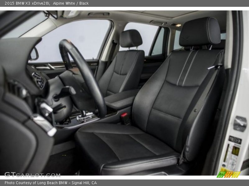 Alpine White / Black 2015 BMW X3 xDrive28i