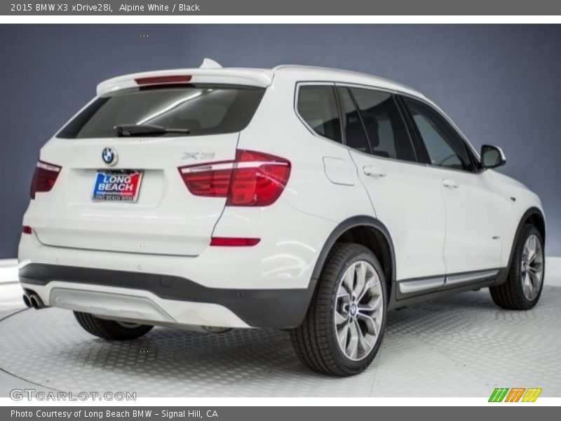 Alpine White / Black 2015 BMW X3 xDrive28i