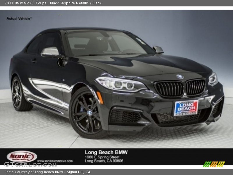 Black Sapphire Metallic / Black 2014 BMW M235i Coupe
