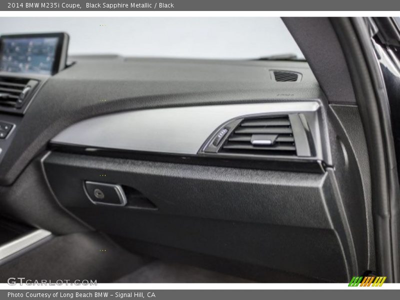 Black Sapphire Metallic / Black 2014 BMW M235i Coupe