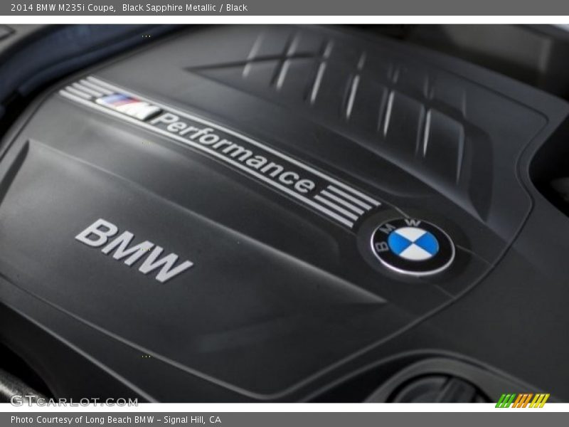 Black Sapphire Metallic / Black 2014 BMW M235i Coupe