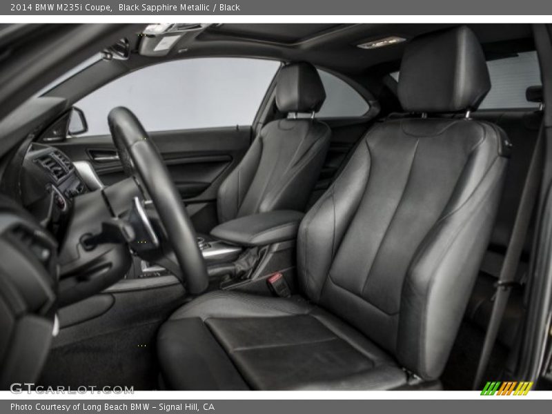 Black Sapphire Metallic / Black 2014 BMW M235i Coupe