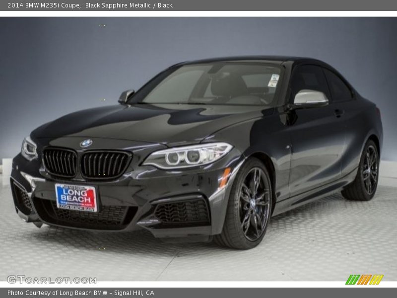 Black Sapphire Metallic / Black 2014 BMW M235i Coupe