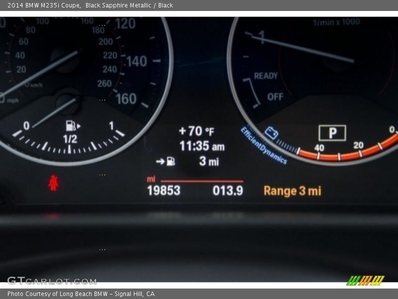 Black Sapphire Metallic / Black 2014 BMW M235i Coupe