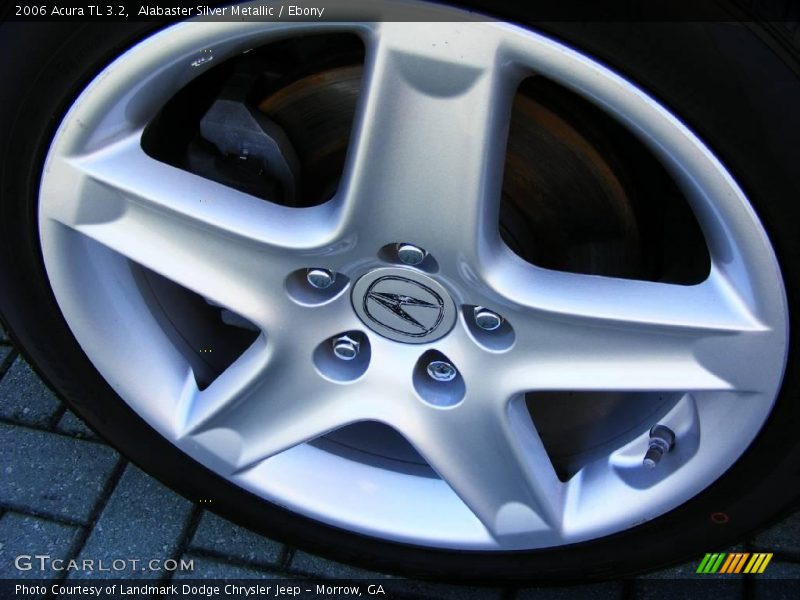 Alabaster Silver Metallic / Ebony 2006 Acura TL 3.2
