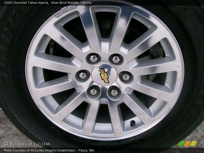 Silver Birch Metallic / Ebony 2008 Chevrolet Tahoe Hybrid