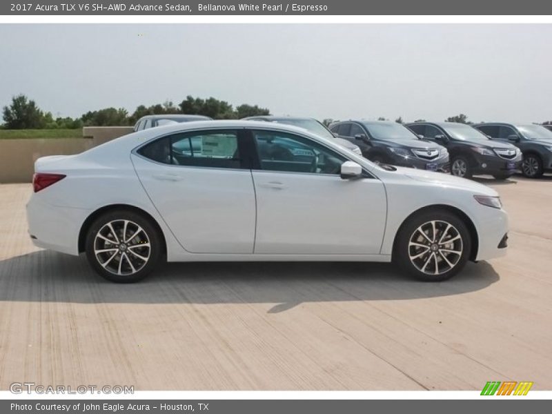  2017 TLX V6 SH-AWD Advance Sedan Bellanova White Pearl