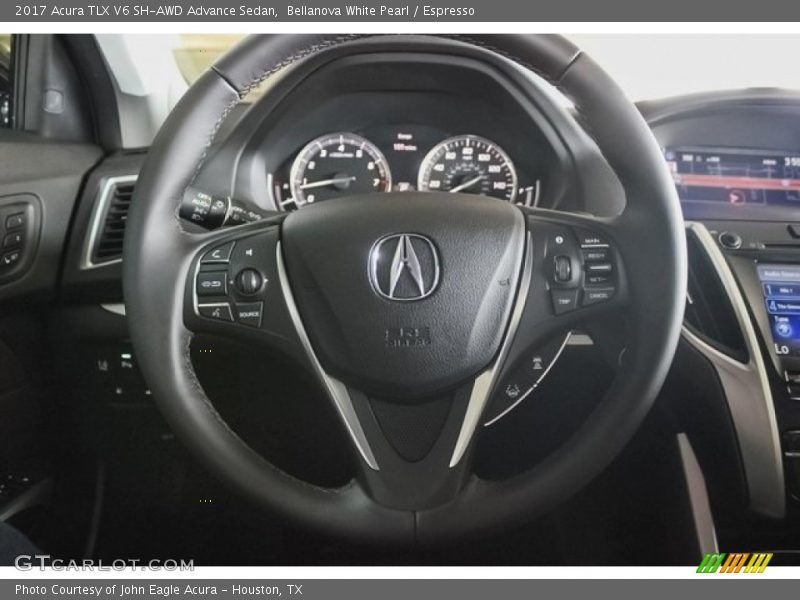  2017 TLX V6 SH-AWD Advance Sedan Steering Wheel