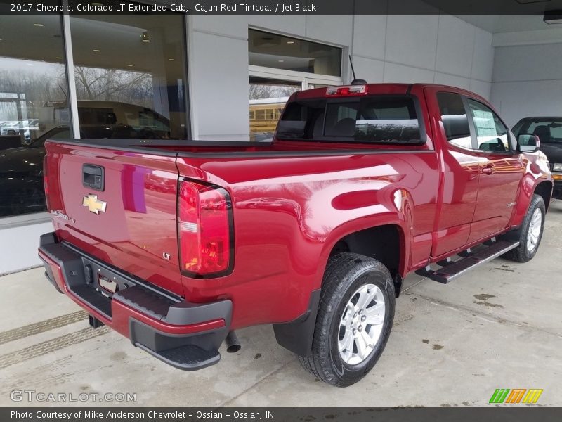 Cajun Red Tintcoat / Jet Black 2017 Chevrolet Colorado LT Extended Cab