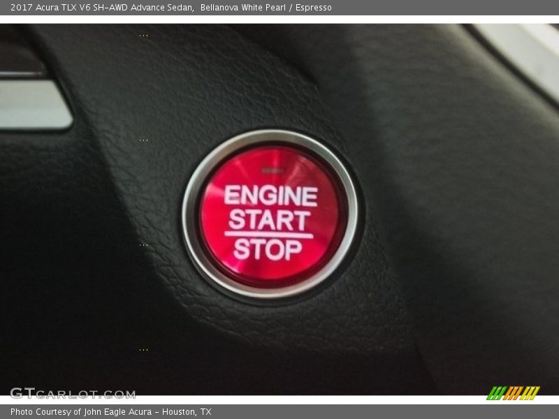 Bellanova White Pearl / Espresso 2017 Acura TLX V6 SH-AWD Advance Sedan