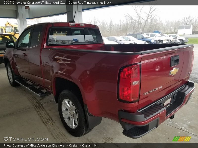 Cajun Red Tintcoat / Jet Black 2017 Chevrolet Colorado LT Extended Cab