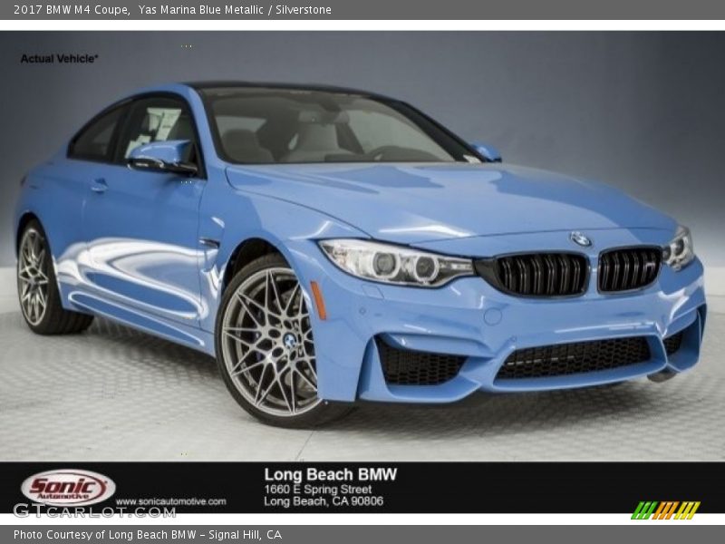 Yas Marina Blue Metallic / Silverstone 2017 BMW M4 Coupe