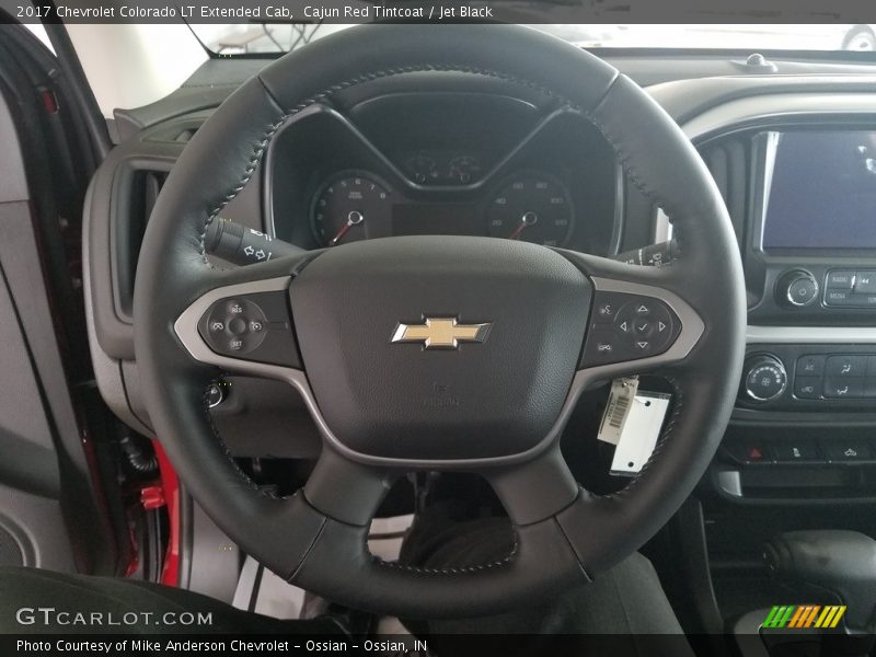 Cajun Red Tintcoat / Jet Black 2017 Chevrolet Colorado LT Extended Cab