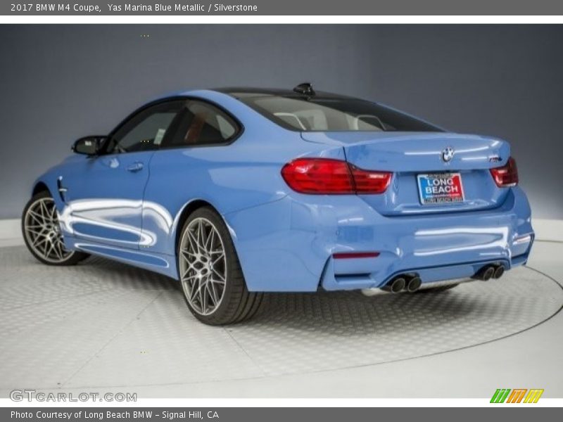 Yas Marina Blue Metallic / Silverstone 2017 BMW M4 Coupe