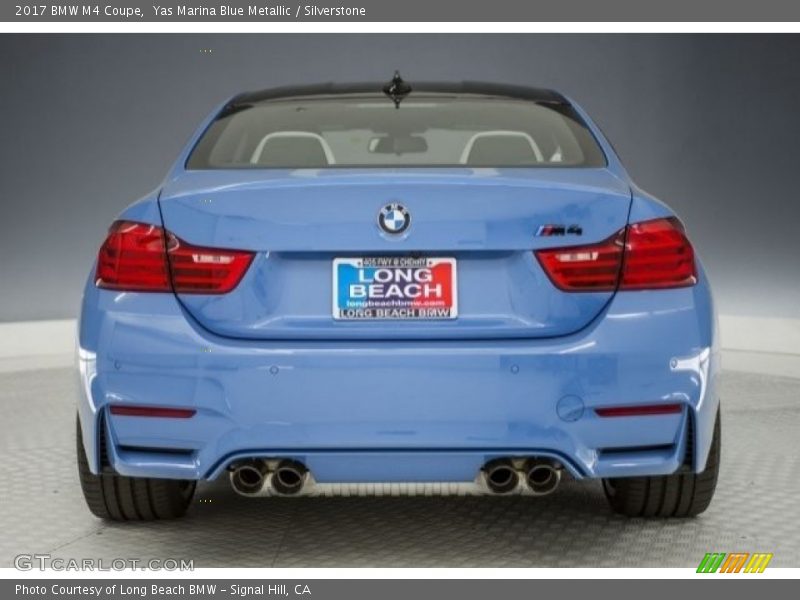 Yas Marina Blue Metallic / Silverstone 2017 BMW M4 Coupe