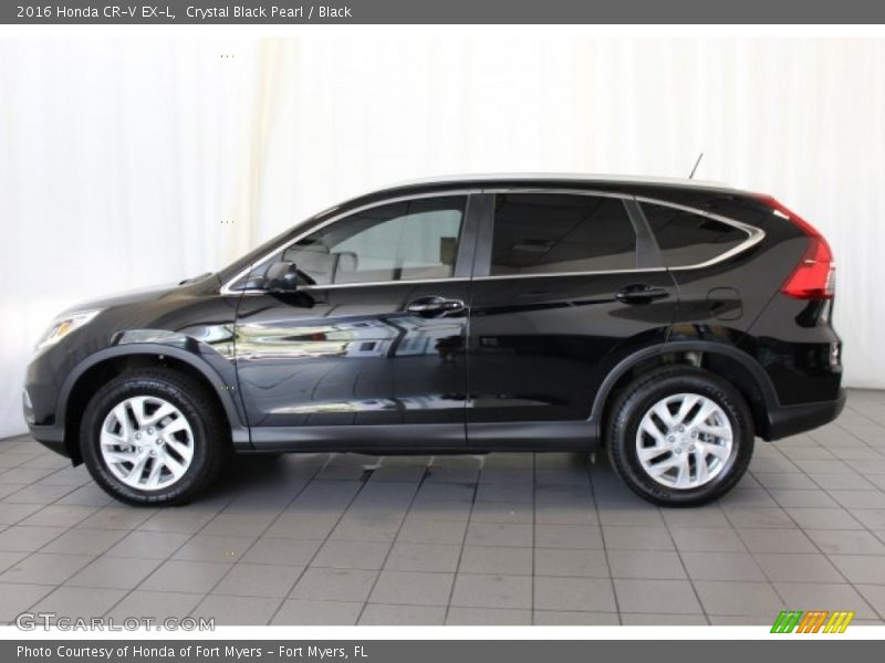 Crystal Black Pearl / Black 2016 Honda CR-V EX-L