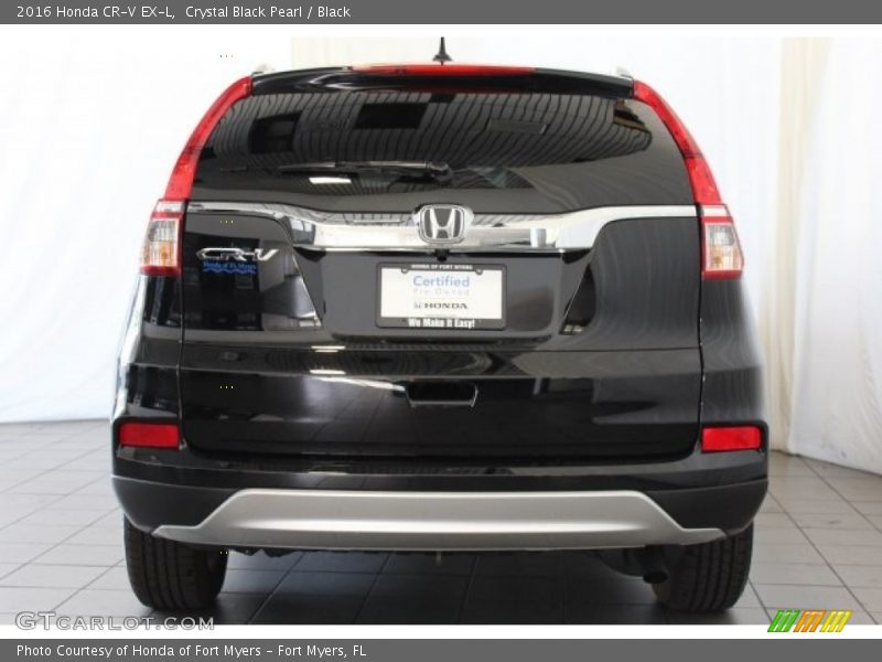 Crystal Black Pearl / Black 2016 Honda CR-V EX-L