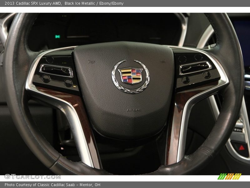 Black Ice Metallic / Ebony/Ebony 2013 Cadillac SRX Luxury AWD