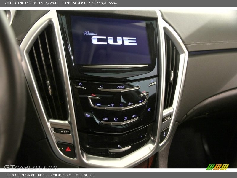 Black Ice Metallic / Ebony/Ebony 2013 Cadillac SRX Luxury AWD
