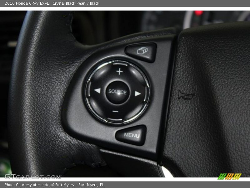 Crystal Black Pearl / Black 2016 Honda CR-V EX-L