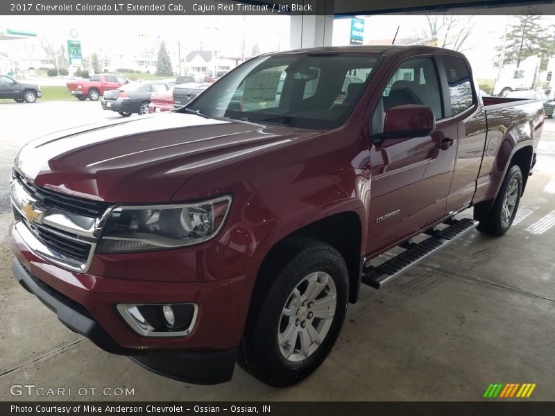 Cajun Red Tintcoat / Jet Black 2017 Chevrolet Colorado LT Extended Cab
