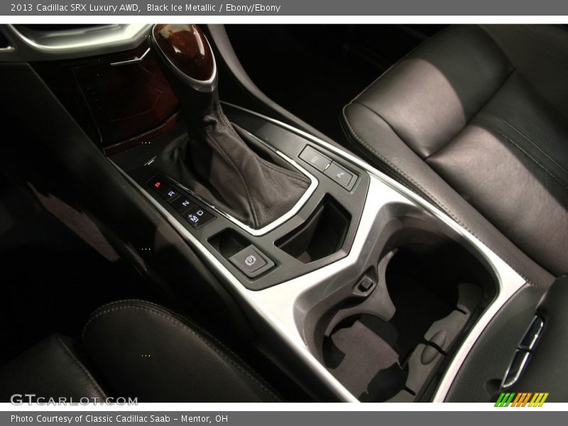 Black Ice Metallic / Ebony/Ebony 2013 Cadillac SRX Luxury AWD