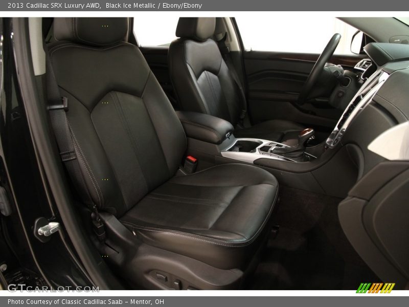 Black Ice Metallic / Ebony/Ebony 2013 Cadillac SRX Luxury AWD