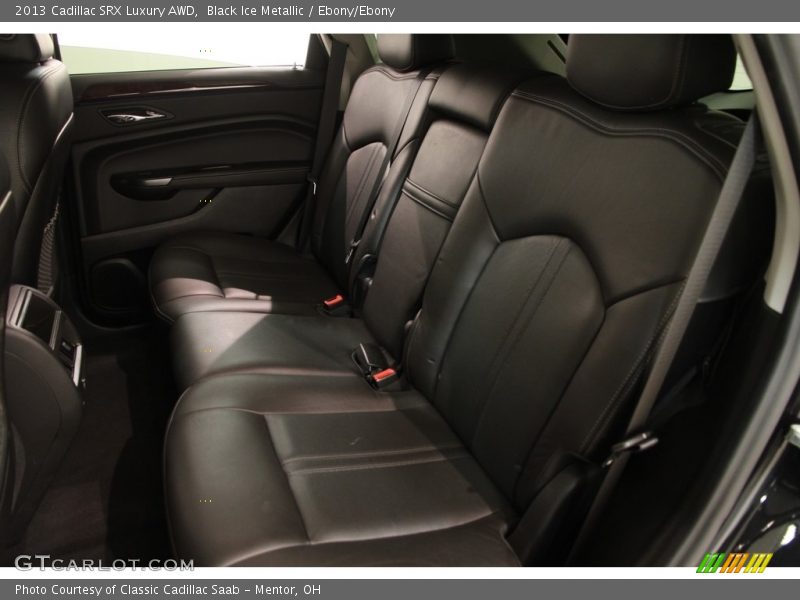 Black Ice Metallic / Ebony/Ebony 2013 Cadillac SRX Luxury AWD