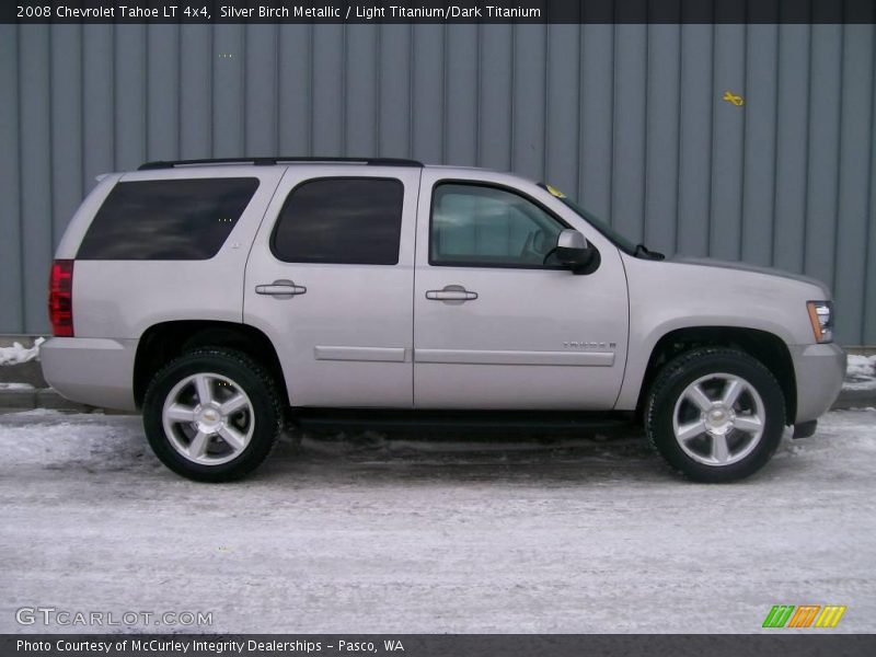 Silver Birch Metallic / Light Titanium/Dark Titanium 2008 Chevrolet Tahoe LT 4x4