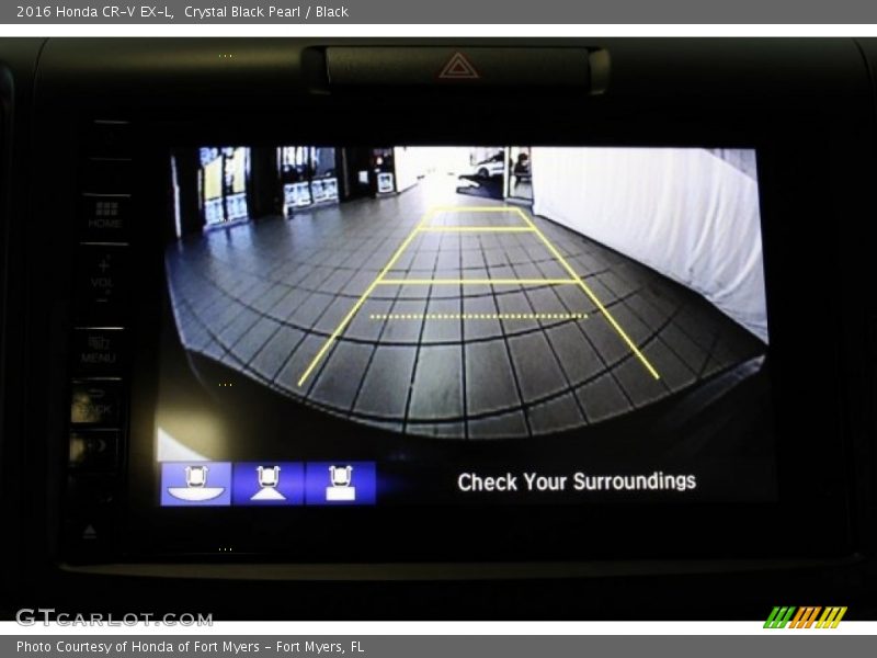 Crystal Black Pearl / Black 2016 Honda CR-V EX-L