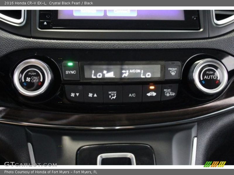 Crystal Black Pearl / Black 2016 Honda CR-V EX-L