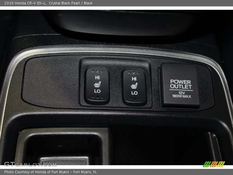 Crystal Black Pearl / Black 2016 Honda CR-V EX-L