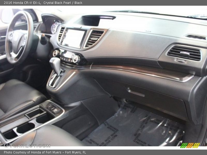 Crystal Black Pearl / Black 2016 Honda CR-V EX-L