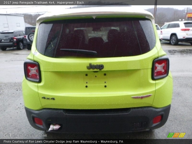 Hypergreen / Black 2017 Jeep Renegade Trailhawk 4x4