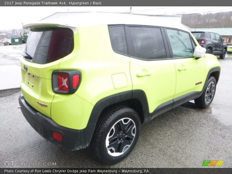 Hypergreen / Black 2017 Jeep Renegade Trailhawk 4x4