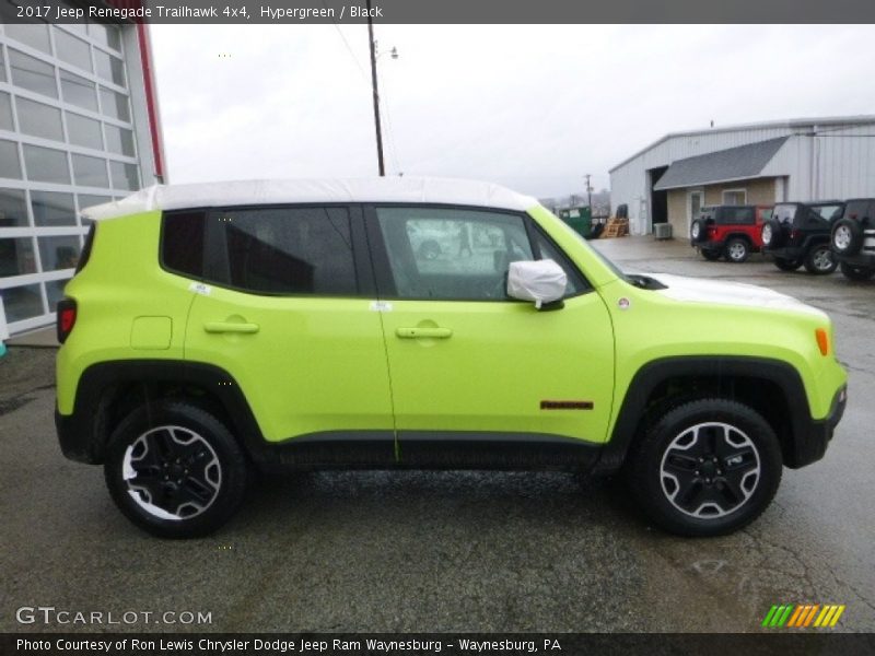 Hypergreen / Black 2017 Jeep Renegade Trailhawk 4x4